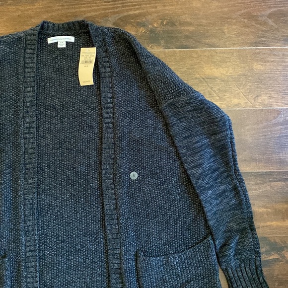 American Eagle - Grey Cardigan with Pockets - Small - Picture 3 of 6